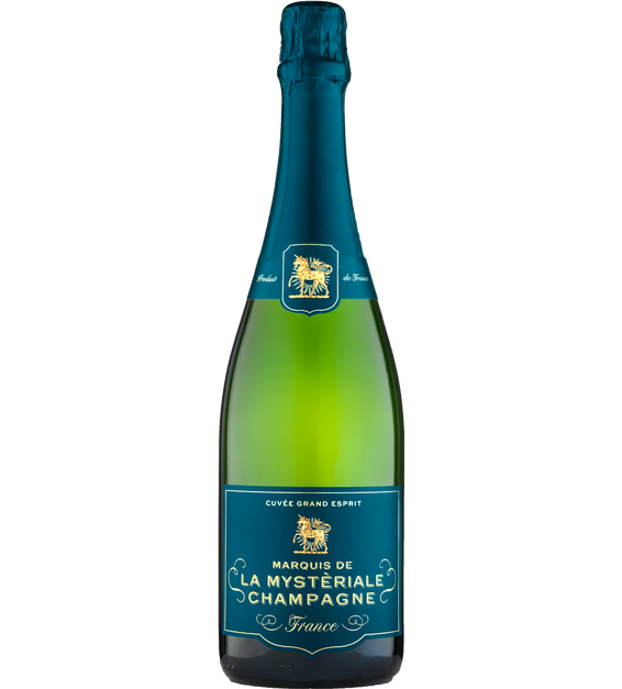 Cuvee Grand Esprit Marquis de la Mystèriale Champagne Wine Case